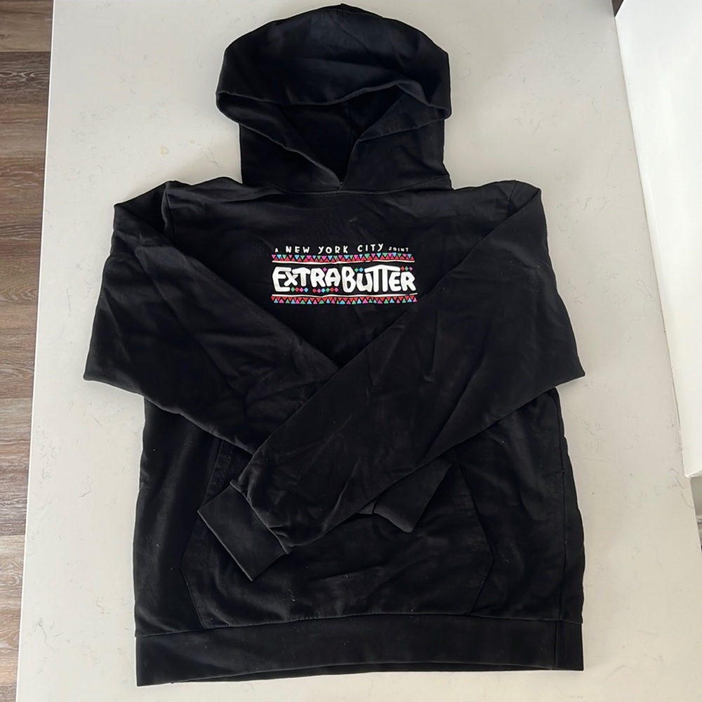 Extra Butter Black Hoodie
